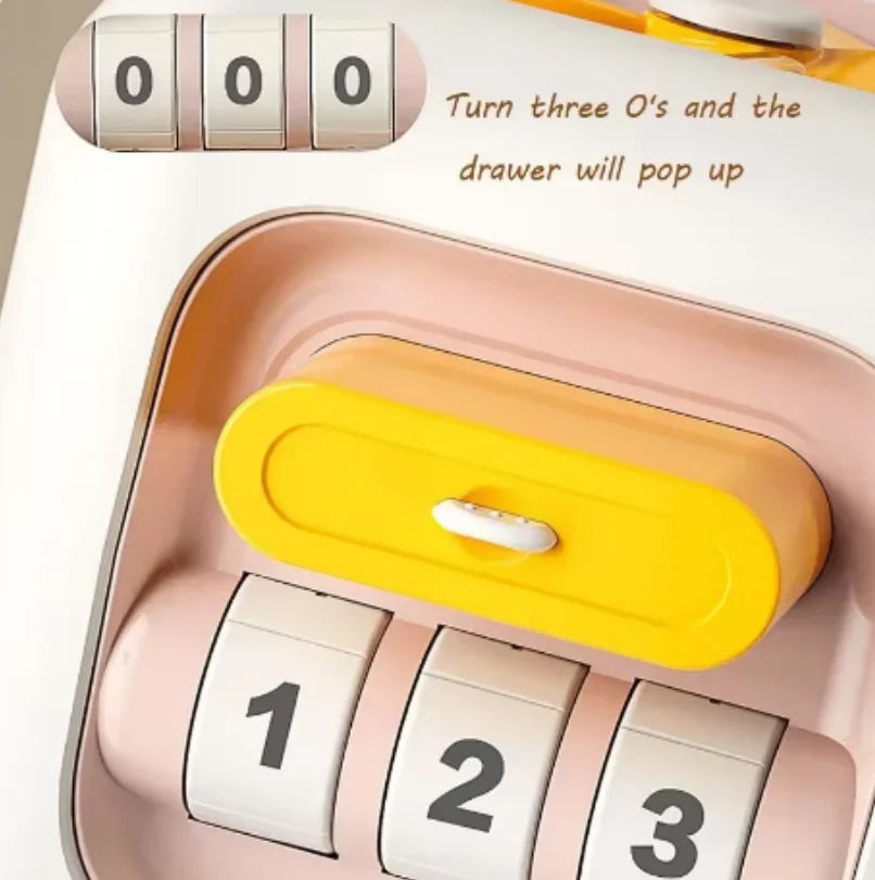 6 in 1 Montessori Educational Toys Sensory Busy Board Baby Practice Skills Drawer Cube Fidget Educational Toys for Girl Boy