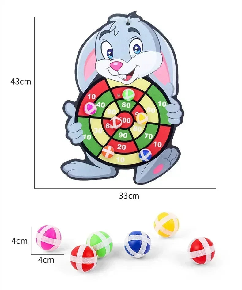 Educational Games Dart Board Stickey Ball Dart Kid Toy Child Montessori Games Indoor Sports for Children Montessori Toys Gift