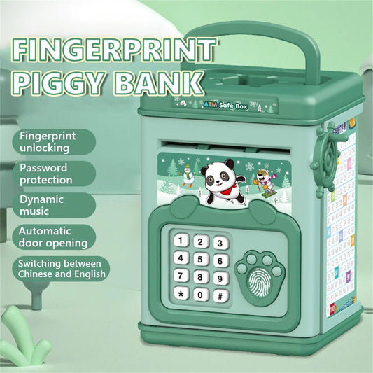 Electronic Bank Safe Box Money Boxes For Children Digital Coins Cash Saving Safe Deposit Safe ATM Machine Toys Kids Gift