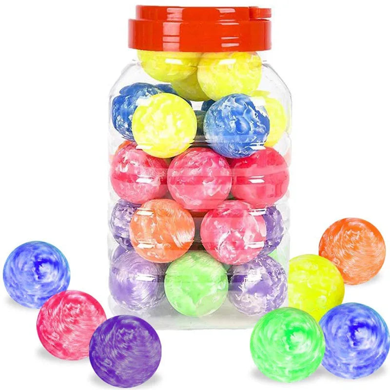 3PCS Childrens Toys Large Bouncy Balls 55MM Party Favors For Kids Balle Rebondissante Carnival Prizes Stocking Stuffers Gifts