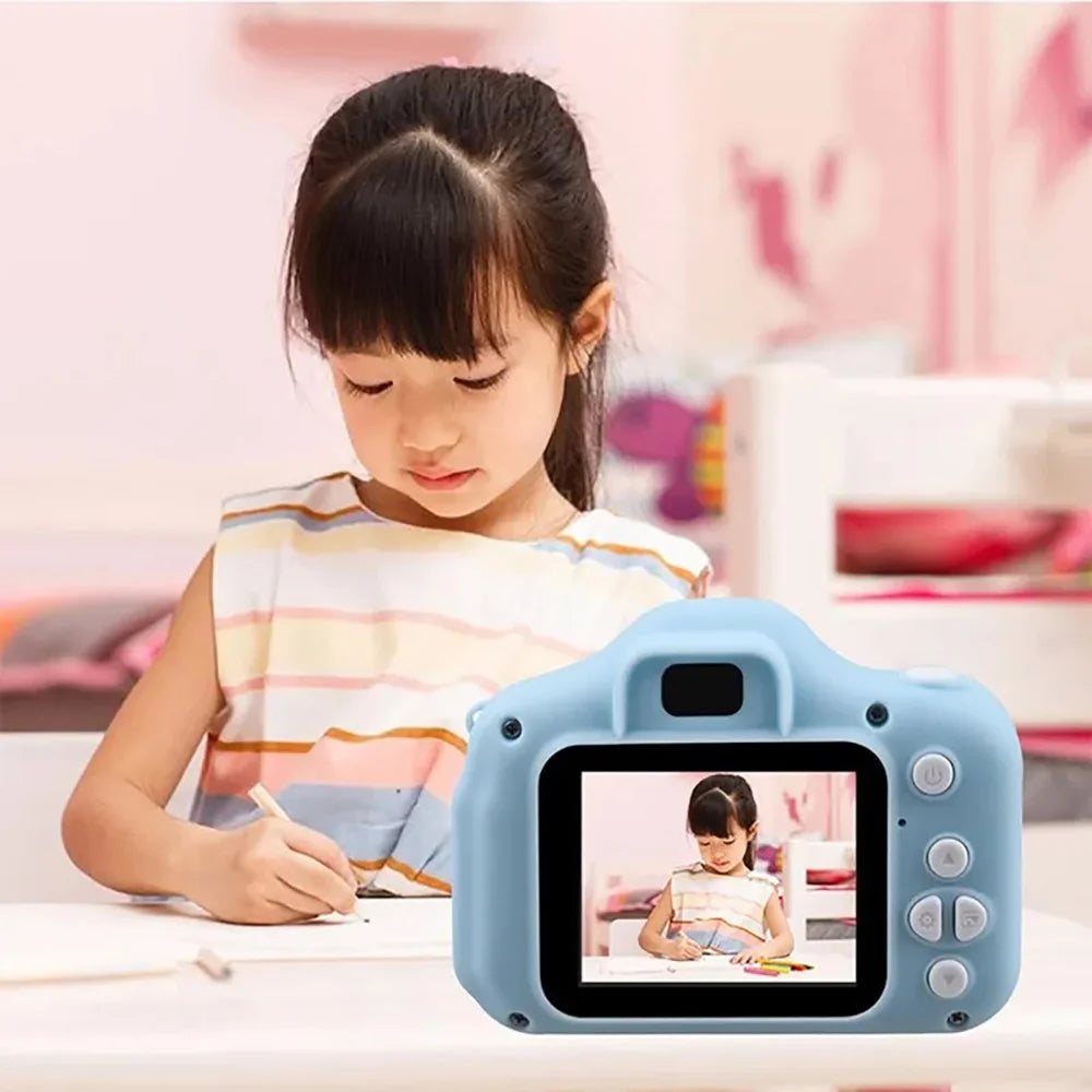 X2 Children Camera HD Mini Digital Kids Camera Can Take Pictures Video Small Camera Photography Children Birthday Gift Kids Toys
