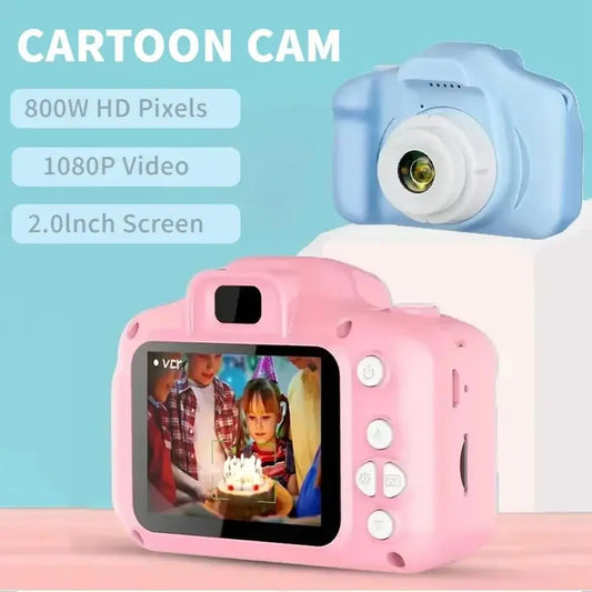 X2 Children Camera HD Mini Digital Kids Camera Can Take Pictures Video Small Camera Photography Children Birthday Gift Kids Toys