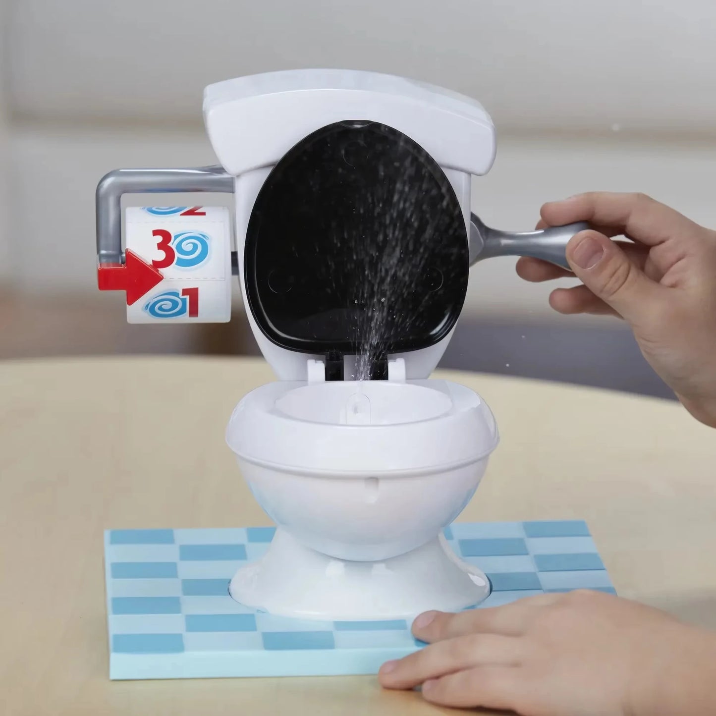 Toilet Trouble Puzzle Board Games Creative Trick Electric Crazy Squirt Toilet Parent Multiplayer Interactive Decompression Toys