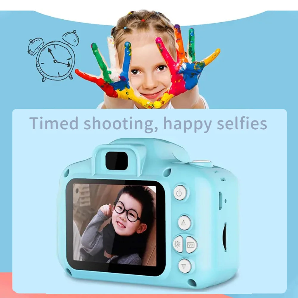 X2 Children Camera HD Mini Digital Kids Camera Can Take Pictures Video Small Camera Photography Children Birthday Gift Kids Toys