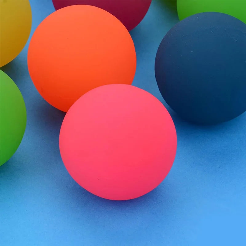 3PCS Childrens Toys Large Bouncy Balls 55MM Party Favors For Kids Balle Rebondissante Carnival Prizes Stocking Stuffers Gifts